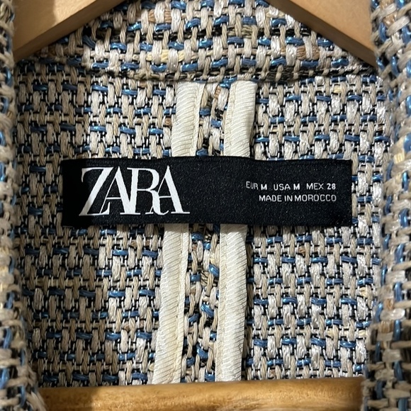 Zara Oversized Tweed Blazer - Picture 3 of 5